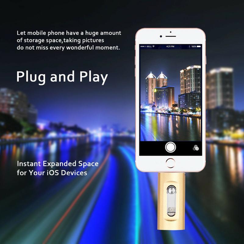 ⚡Portable USB 3.0 Flash Drive | 3-in-1 Storage for All Devices